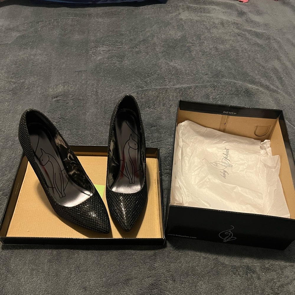 Baby Phat Elegant Black Women's Heels